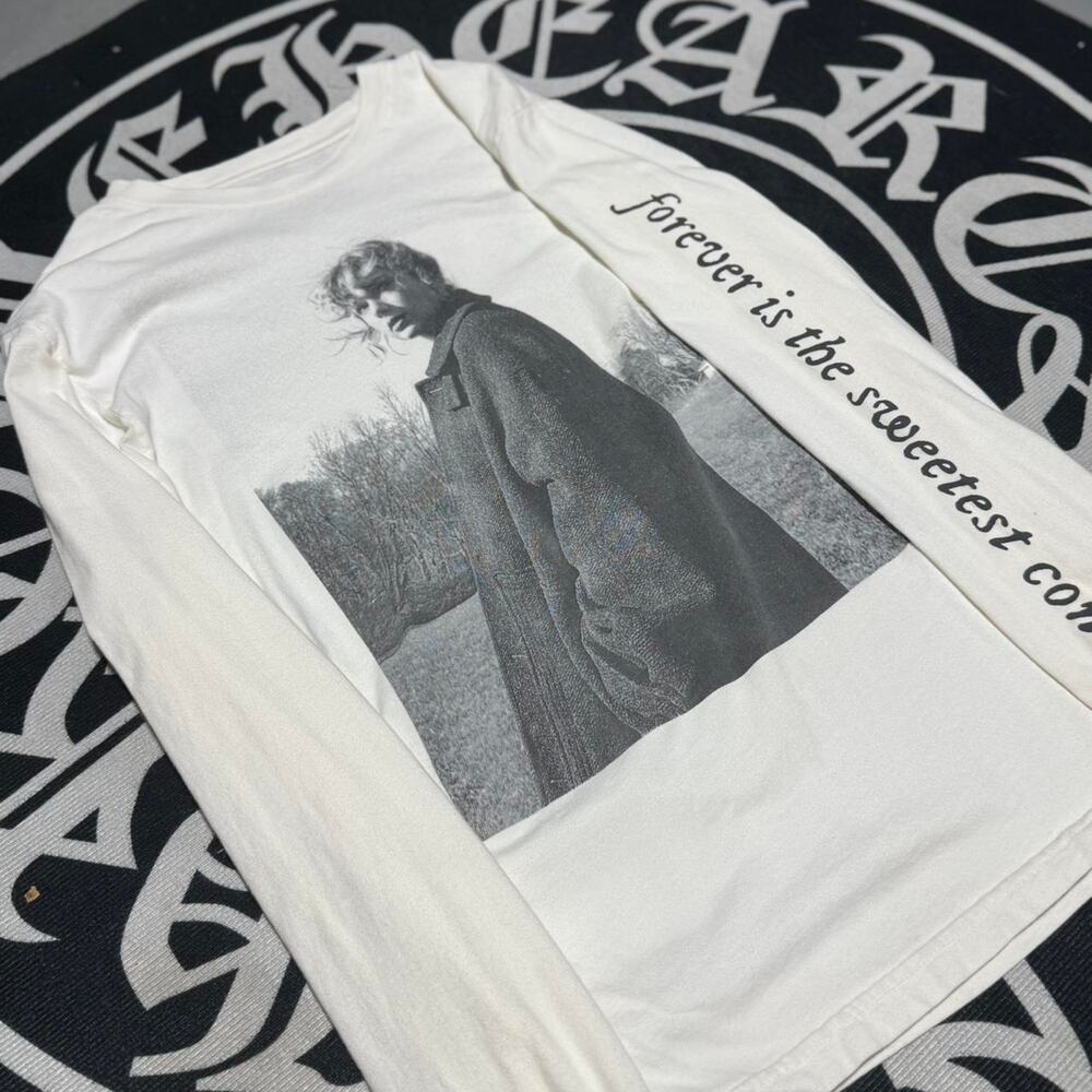 Taylor Swift Eras Tour White Long Sleeve Shirt